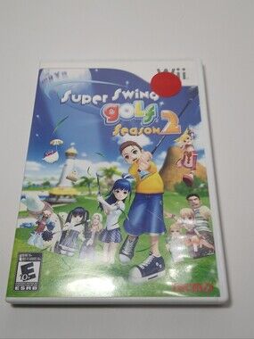 Super Swing Golf: Season 2 (Nintendo Wii, 2007) With Manual